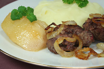 Image showing fried liver