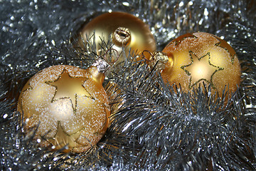 Image showing Christmas tree balls