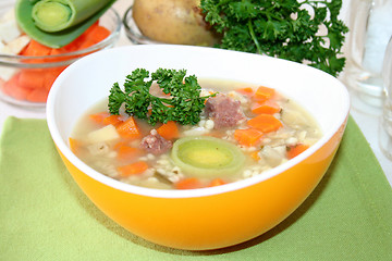 Image showing Barley stew