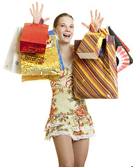 Image showing girl shopper