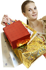 Image showing happy shopper