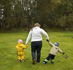 Image showing Boy misbehaving