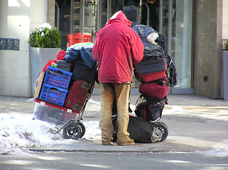 Image showing homeless person