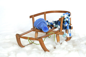 Image showing Sled in the snow