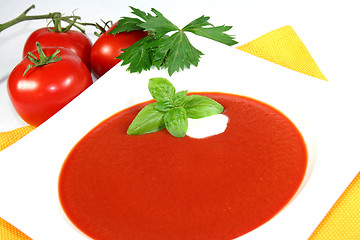 Image showing Tomato soup