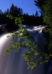 Image showing Waterfall in forest