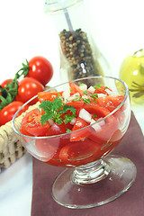 Image showing Tomato salad