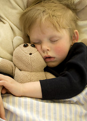 Image showing Sleeping child