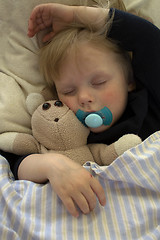 Image showing Sleeping child