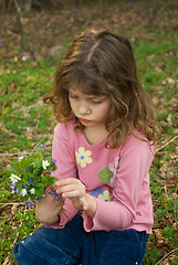 Image showing upset  girl