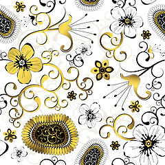 Image showing Seamless floral pattern