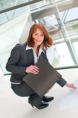 Image showing Beautiful business woman