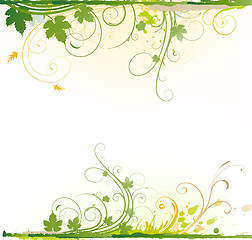 Image showing Floral Decorative background