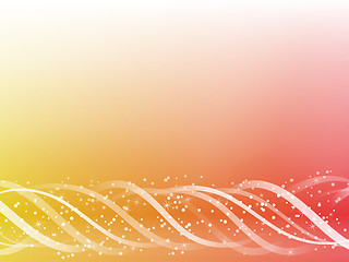 Image showing Red an Yellow Colorful Glowing Lines Background. 