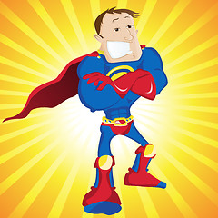 Image showing Super Man Hero Dad. 