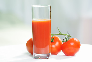 Image showing Tomato juice