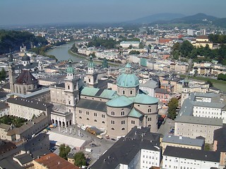 Image showing Looking over Salzburg