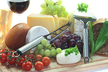 Image showing Cheese Assortment