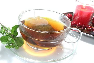 Image showing mint tea