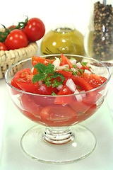 Image showing Tomato salad