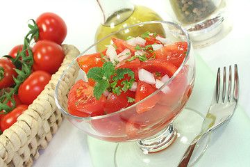 Image showing Tomato salad