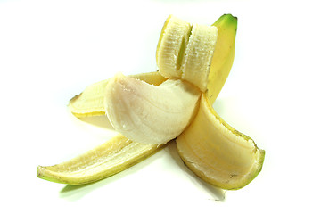 Image showing peeled banana