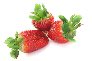 Image showing Strawberries