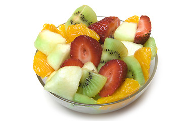 Image showing Fresh Fruit Salad in the bowl