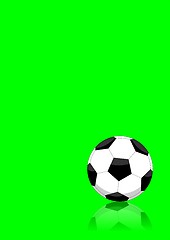 Image showing Soccer ball layout