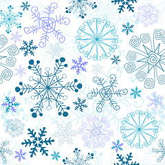 Image showing Christmas seamless pattern 