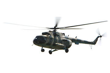 Image showing Military  helicopter