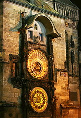 Image showing old Prague astronomical clock