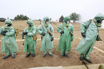 Image showing chemical protection suites