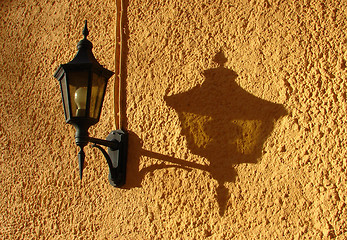 Image showing Lantern and its shadow