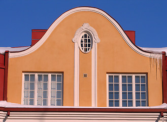 Image showing Attic of an old house