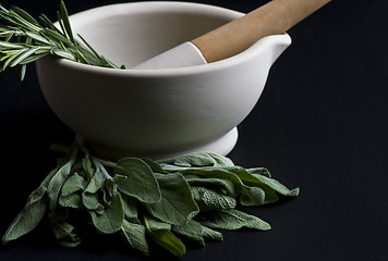 Image showing Mortar and Pestle