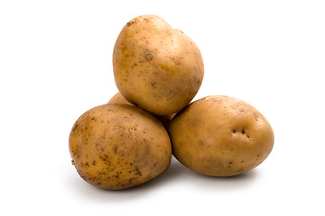 Image showing three potatoes