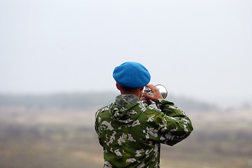 Image showing military trumpeter
