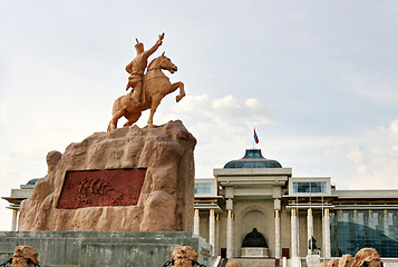 Image showing statues of Ulan Bator