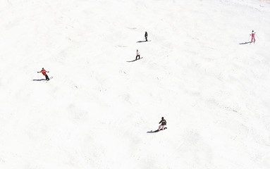 Image showing Skiers