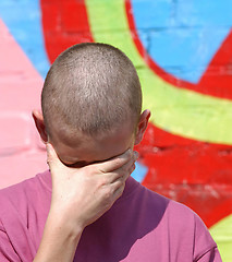 Image showing homeless boy