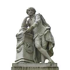 Image showing Shakespeare statue