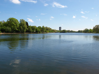 Image showing Serpentine lake, London