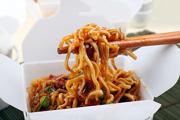 Image showing Take Away BBQ Noodles