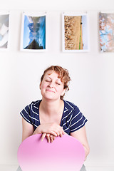 Image showing Funny Woman Portrait