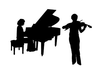 Image showing Concerto for piano and violin 