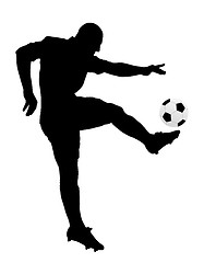 Image showing Soccer player