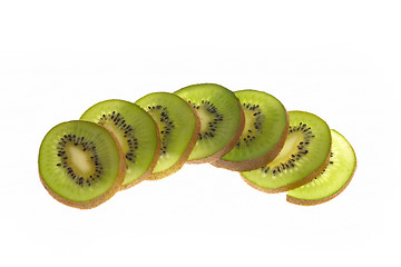 Image showing Sliced kiwi