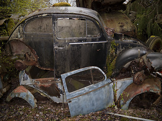 Image showing Scrap heap in nature