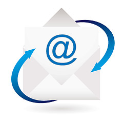 Image showing email arrow envelope